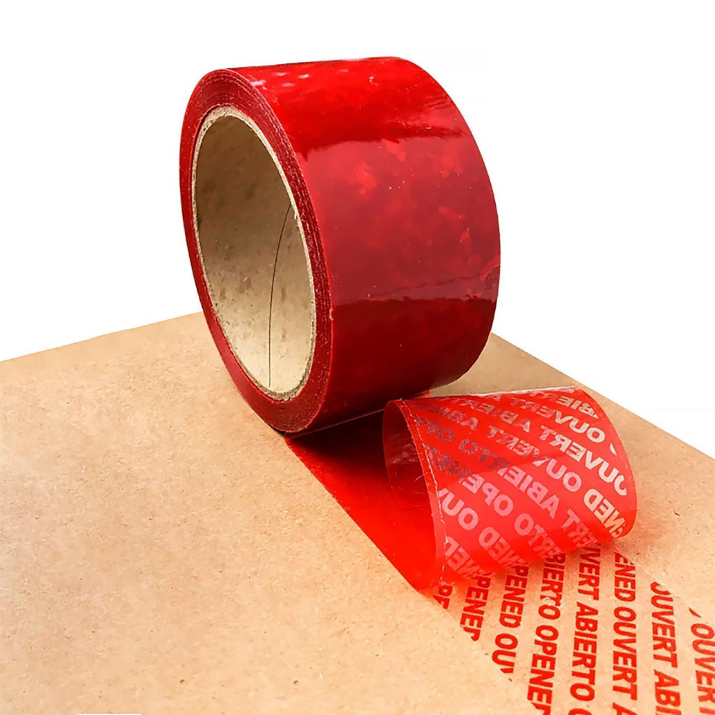 box with security tape being rolled on it