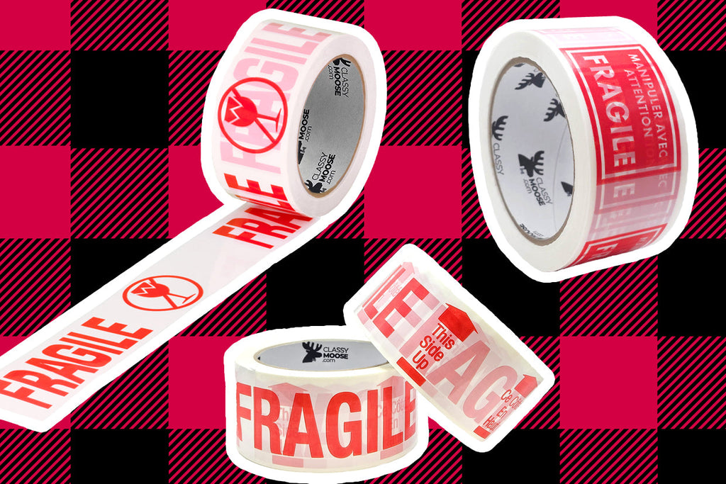 FRAGILE Warning Adhesive Tapes