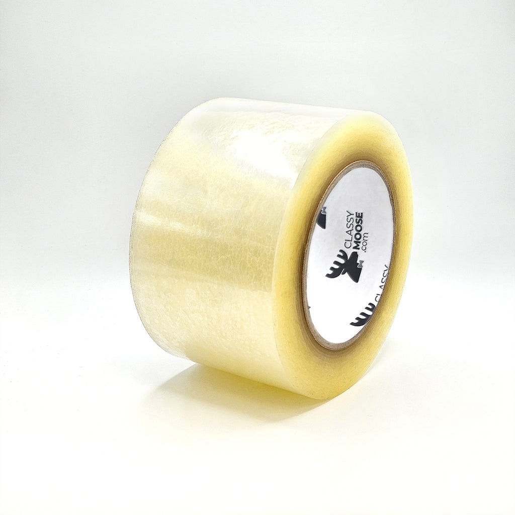 8500 Clear Polypropylene Tape | Classy Moose® side view
