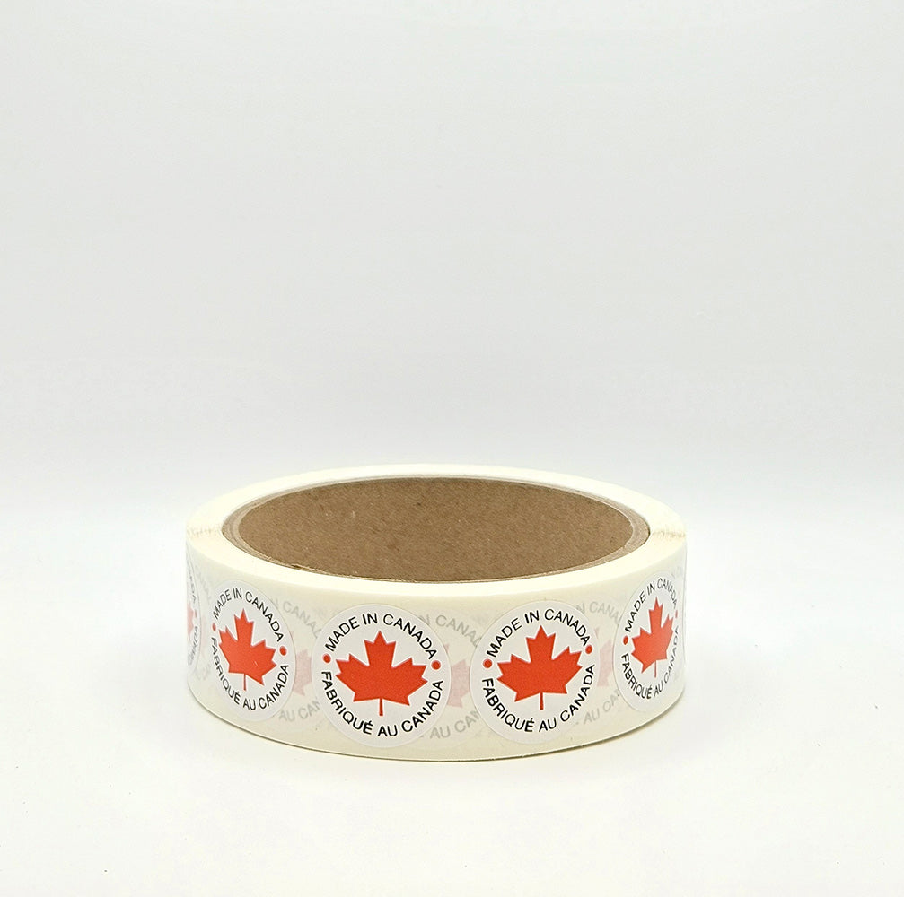 MADE IN CANADA Bilingual tape flat view