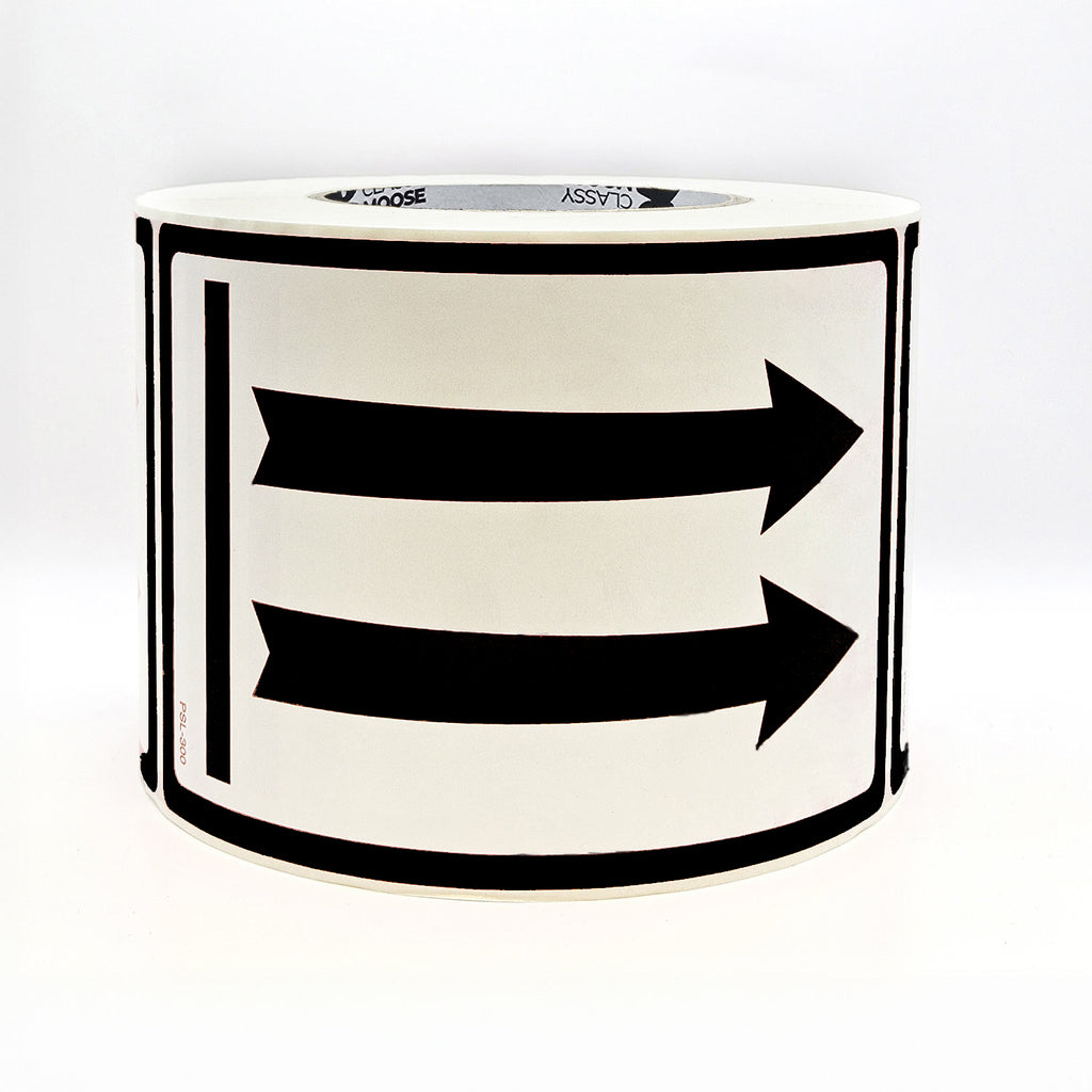 Roll of black tape with white label on a white background