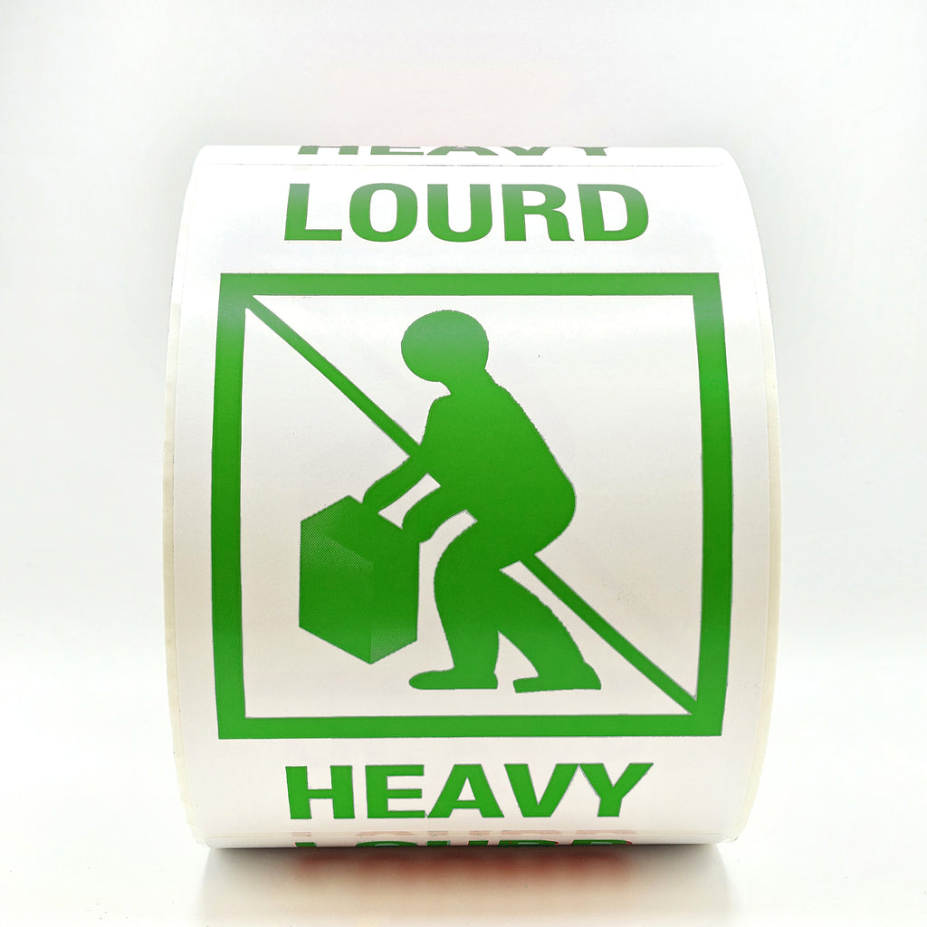 Roll of tape with a green and white label featuring a symbol and text on a white background