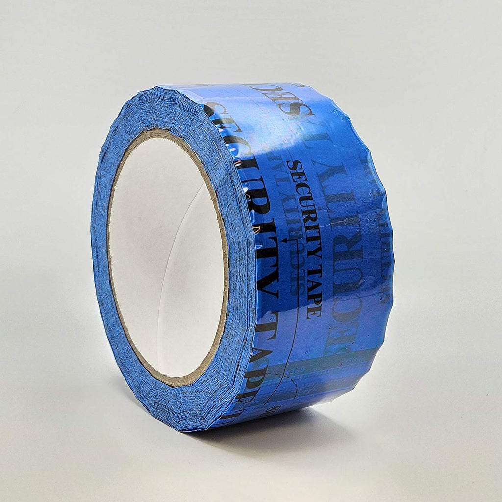 Blue Security Tape | Classy Moose™ side view