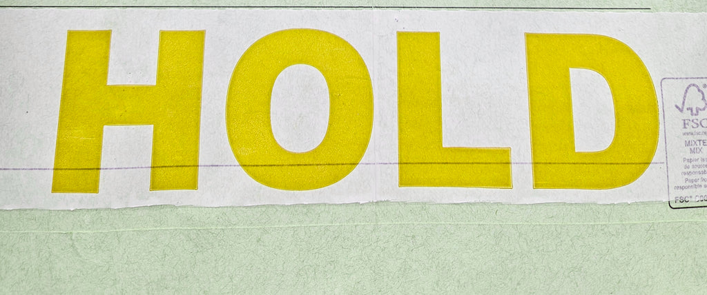 HOLD Polypropylene Tape | Classy Moose  in yellow