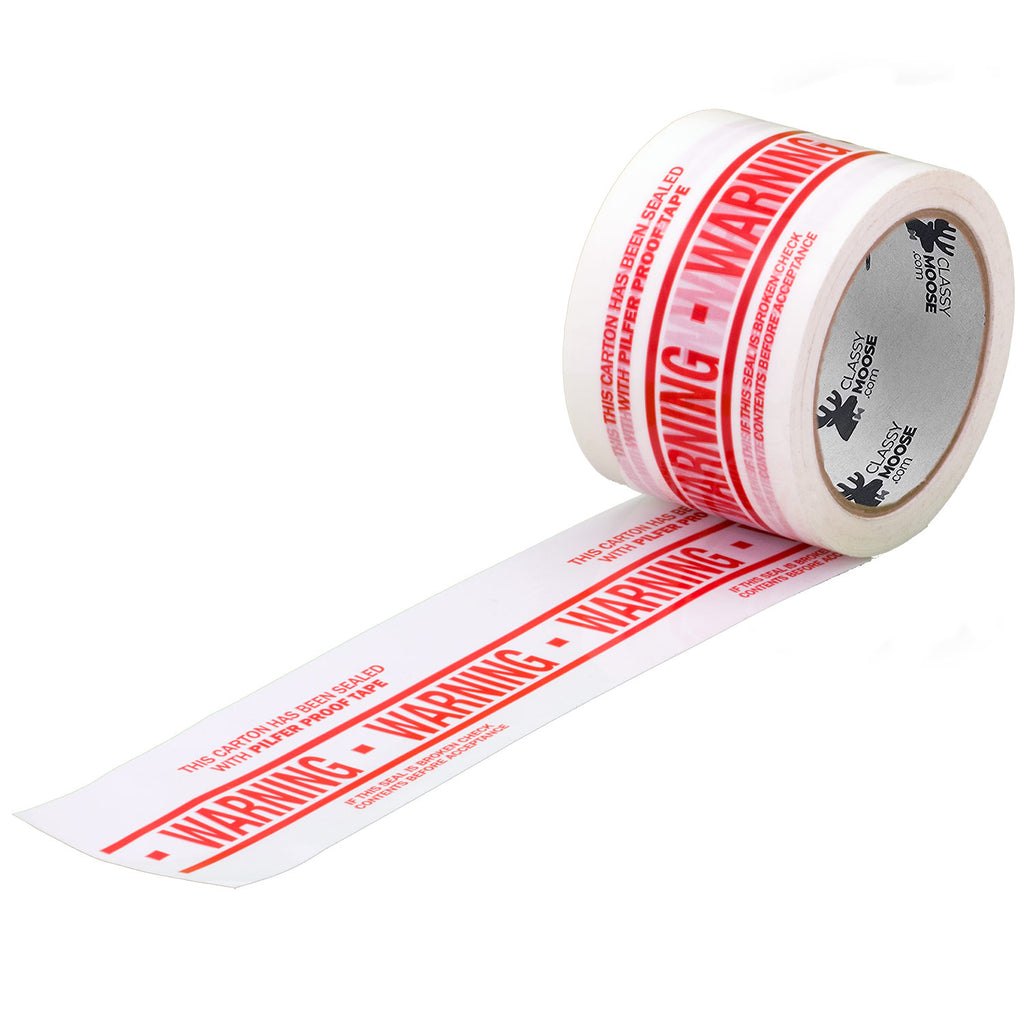 WARNING - IF SEAL IS BROKEN Polypropylene tape | Classy Moose™ 