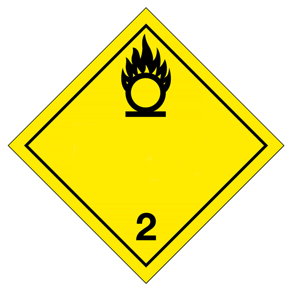 Dangerous Goods 2.4 Corrosive Gas Labels