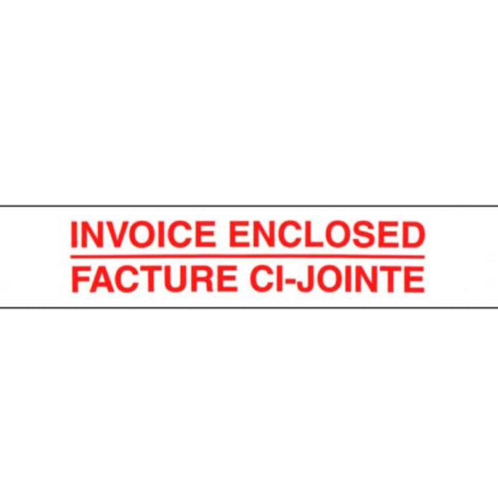 PV112 INVOICE ENCLOSED Bilingual PVC Tape