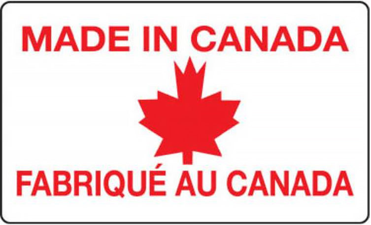 made in canada label graphic